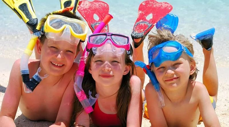 L’abbronzatura nei piccoli non è spia di una buona salute