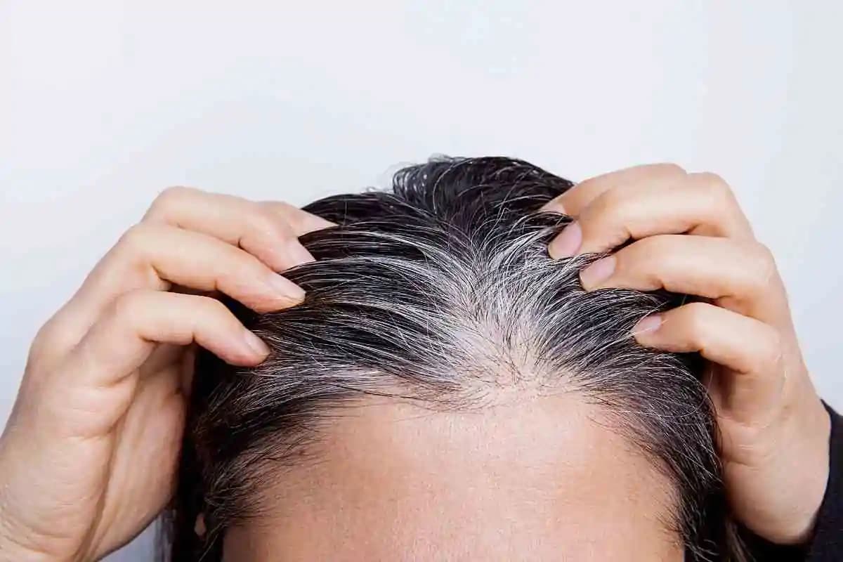 Come coprire i capelli bianchi con il caffè
