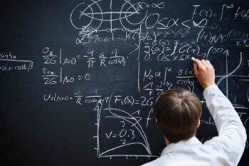 Lavagna calcoli matematici