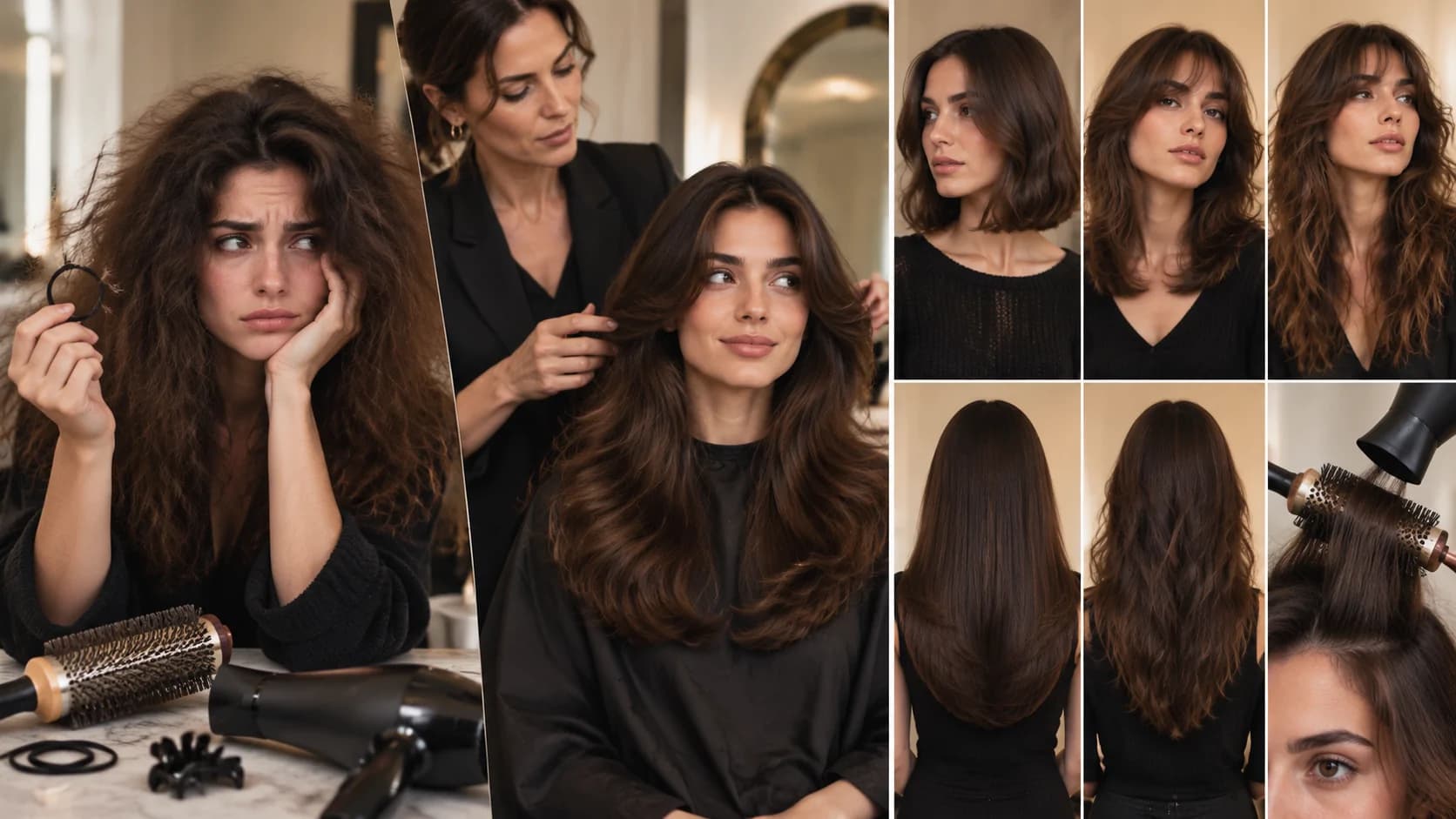 Capelli spessi e folti? Il volume non va tolto, va spostato