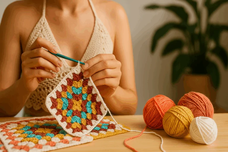Crochet attività tornata di tendenza tra i giovani specialmente durante estate 2025